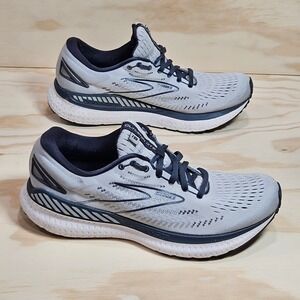 Brooks Glycerin GTS 19 Womens Running Shoes Grey Navy 1203442A085 Size 10 Narrow